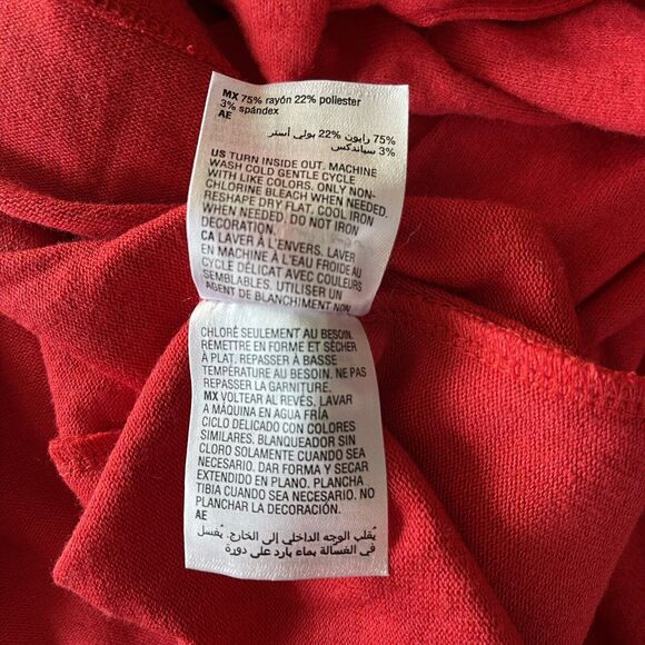 JM Collection 1X-Large Sweater Embellished Scoop Neck 3/4 Sleeve Cold-Shoulder - Picture 9 of 9